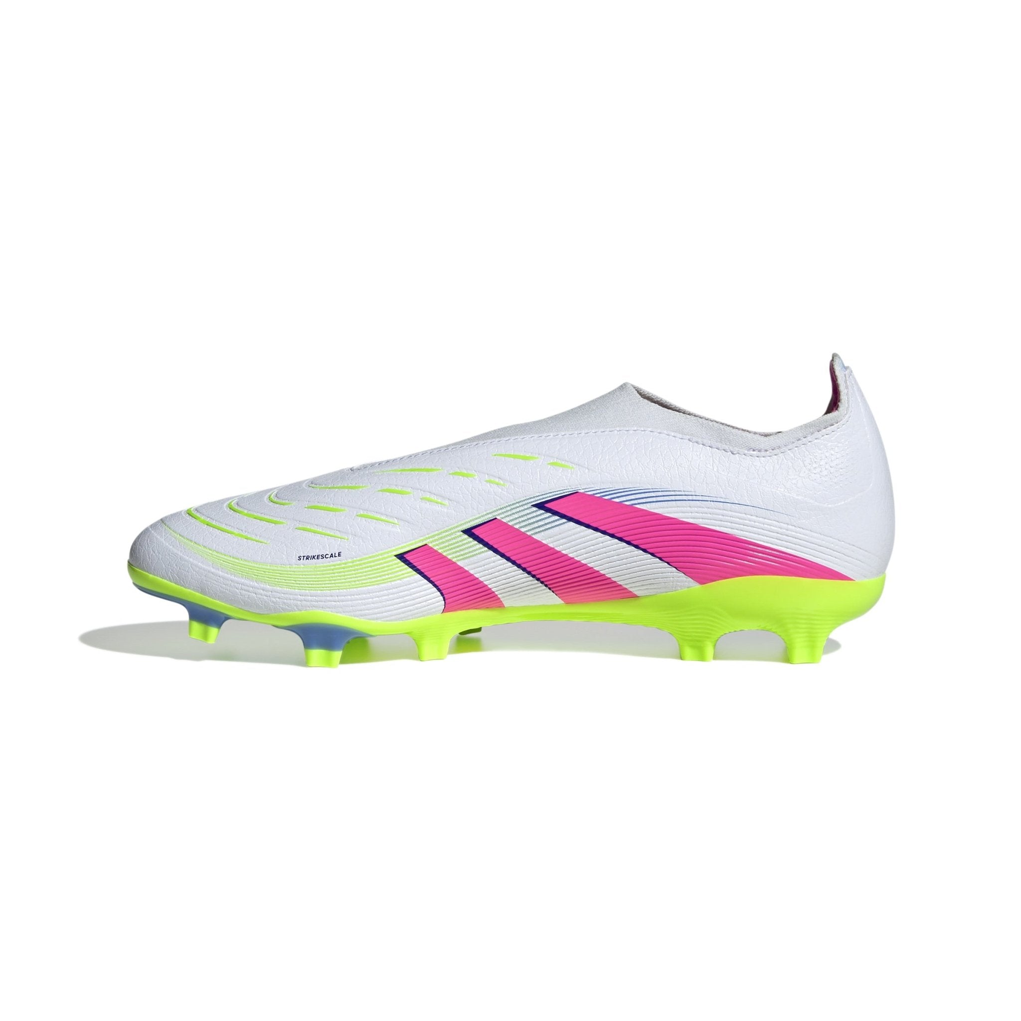 adidas Predator League Laceless Firm/Multi - Ground Boots White/Pink - Best Buy Soccer